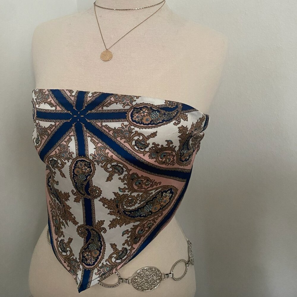 Silk Bandana Top